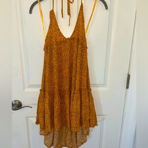 Wild Fable Mustard Floral Dress